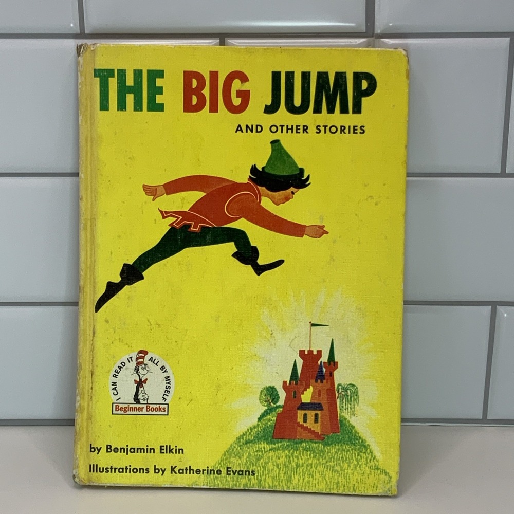 vintage The big jump hardcover book by Benjamin Ellin 1958
